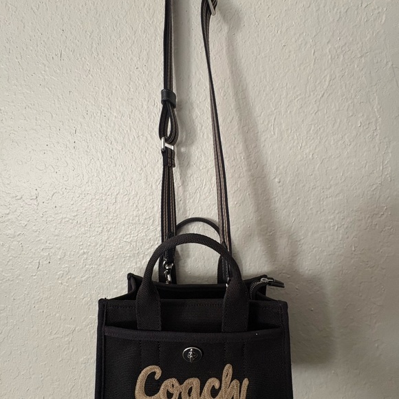 NWOT Small Coach Black Canvas Tote Charm NOT Included - Picture 13 of 13